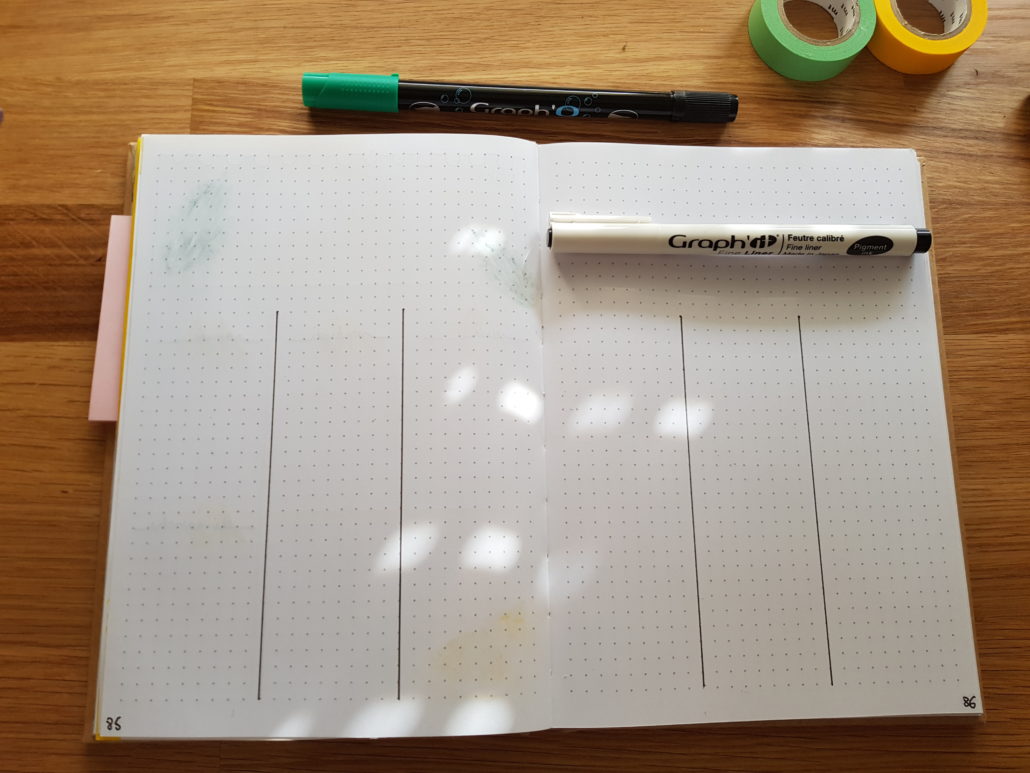 Bullet journal : apprenez à faire une page de semainier avec Graph'O