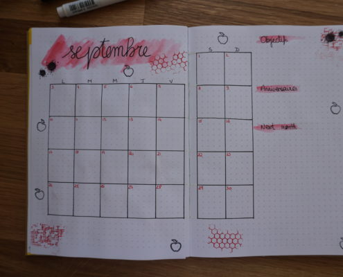 monthly log grapho